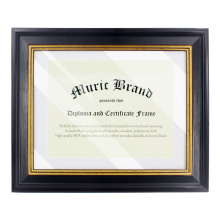 2020 new design custom wholesale black PS Wall Mounting graduation diploma certificate frame